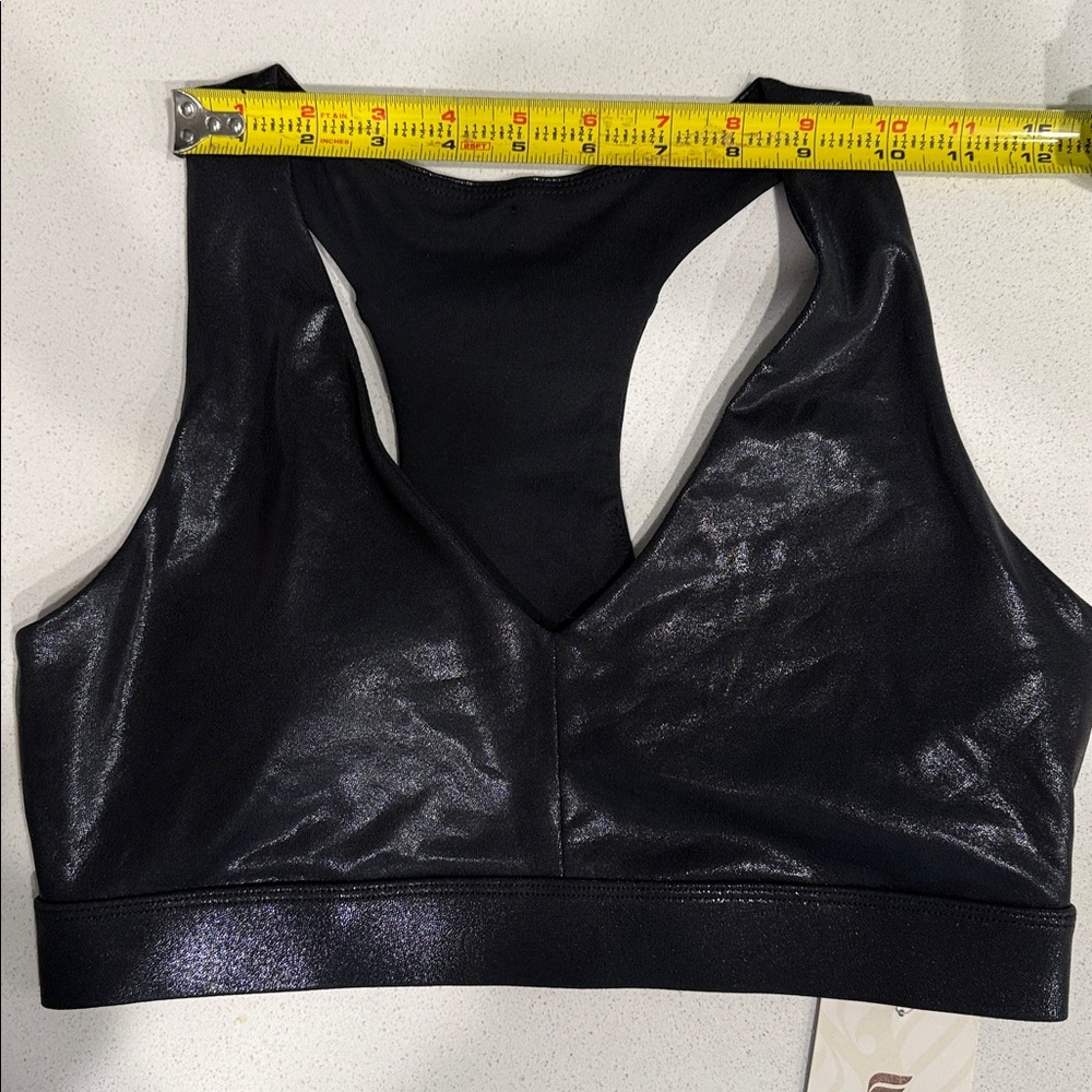NWT Fabletics Black Women's Sports Bra Size Medium - Picture 11 of 11